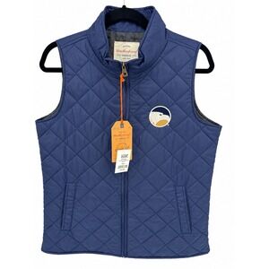 Weatherproof Vintage Georgia Southern Eagles Quilted Medium Vest Navy